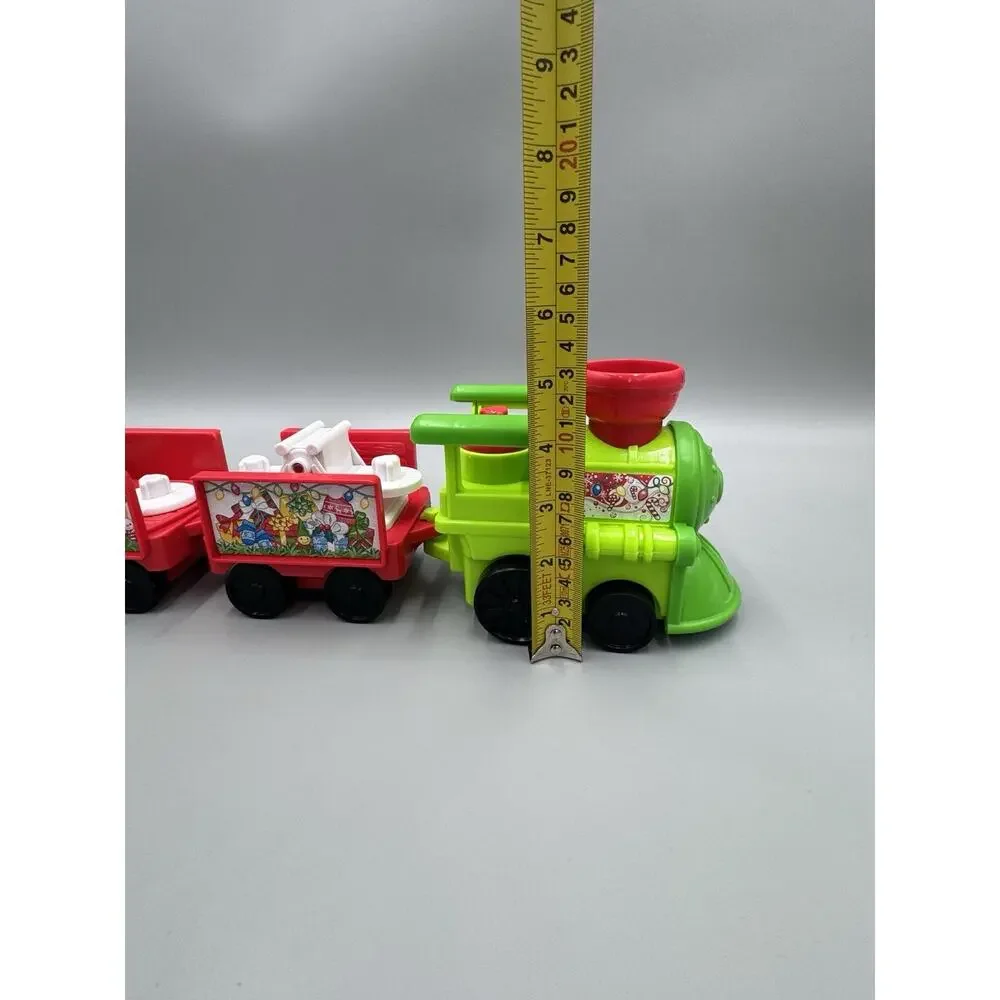 Vintage Little People Musical Christmas Train Fisher-Price Tested & Working